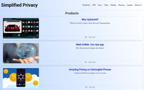 Simplified Privacy